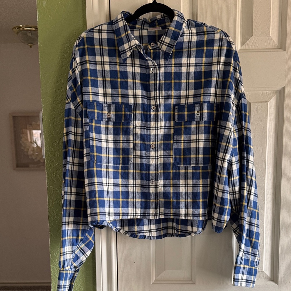 Free People Movement Pleated Shirt